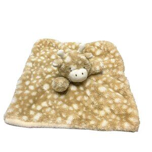 Linzy Baby Lovey Giraffe Rattle Infant Security Blanket Brown Boys Girls‎